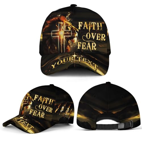 Gorra personalizada Faith Over Fear para hombre y mujer miniatura 5