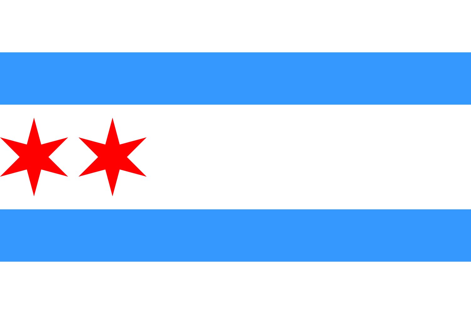 Drapeau Chicago 1917-1933 rétro pour décoration murale de salon