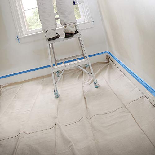 Trimaco Supertuff 10 Oz Thick Heavyweight Canvas Drop Cloth, 12-Feet X 15-Feet #TOP3