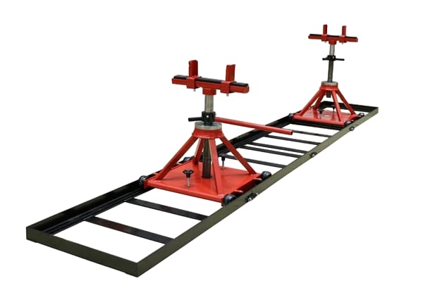 Tractor Splitting Stands with Rails and Two Stands, Heavy Duty 10 ton (20,000 lbs per Stand)