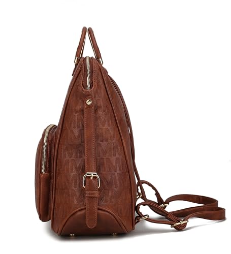 MKF Collection Signature Women Backpack, Vegan Leather Travel Bag Top-Handle Fashion Daypack Business Work Bag by Mia K | Travel Bag, Fashion, Business, Work Bag, by Mia K