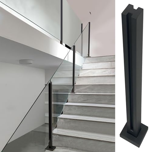 Pince pour panneaux en verre trempé en inox durable pour garde-corps design