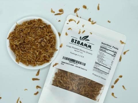 Miniatura 2 de BIBAMM Camarón tostado de 3 onzas, 100% natural, camarones secos, aperitivo de mariscos secos, bolsa resellable, sin OMG, listo para comer