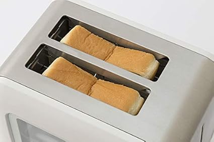 Amazon Co Jp スマイル Smile 焼き目の見えるポップアップトーター ホワイト 27 2 18 6 18 5cm Se6100 ホーム キッチン