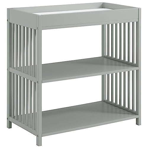 Image of Oxford Baby Essentials Changing Station with Round Spindles, Gray