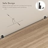 HOMCOM 172cm Kitchen Cupboard, Freestanding Storage Cabinet with Doors and Shelves, Modern 2-Door Kitchen Pantry Cupboard for Dining Room, White - Image 7