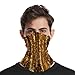 ZGHQHCDRH Gold Sequin Sparkle Neck Gaiter Personalized Soft Windproof Face Cover Cozy Winter Neck Warmer Gator Scarf Multipurpose Fashion Breathable Bandana Face Mask Scarf for Adult