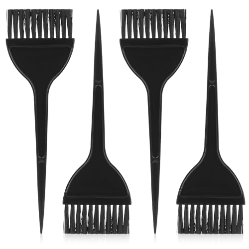 4 Pcs Hair Salon Tools - Coloring Brush & Comb Kit, Dye Applicator for Home DIY Dyeing