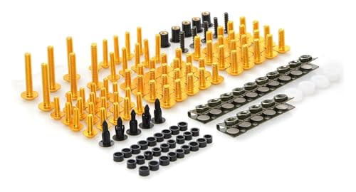 Vis de carénage Suzuki GSXR600 2006-2010 finition jaune soignée