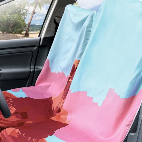 Image of Hahafelt 1 Pack Car Seat Towel Cover with Storage Bag, Grand Canyon Style