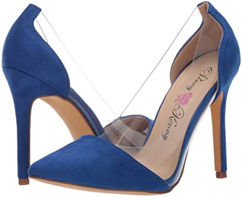 Penny Loves Kenny Women's Opie Pump, Blue Micro/Lucite, 7.5 Wide US | Image 6