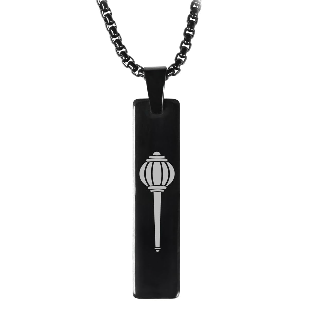 Spiritual Mini Tag Stainless Steel Necklaces for Men | Locket and Pendant Necklace for Men and Guys | Necklace with Chain in Black and Silver | 6-Month Warranty.-image-31