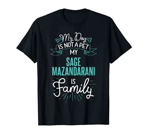 Cute Sage Mazandarani Design Family Dog Giftn T-Shirt, Black