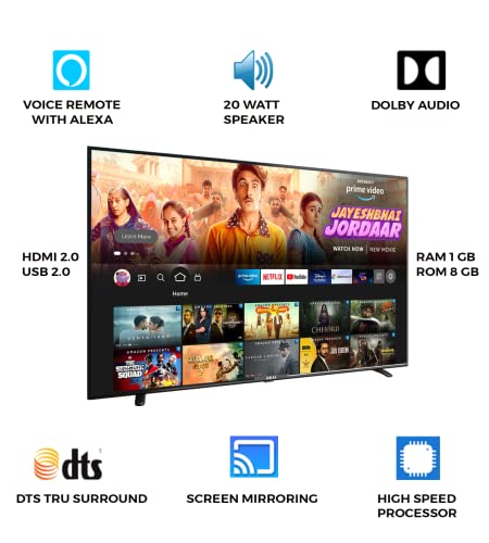 Image of AKAI 80 cm (32 Inches) HD Ready Smart LED Fire TV AKLT32S-F6VSW (Black) (2021 Model)