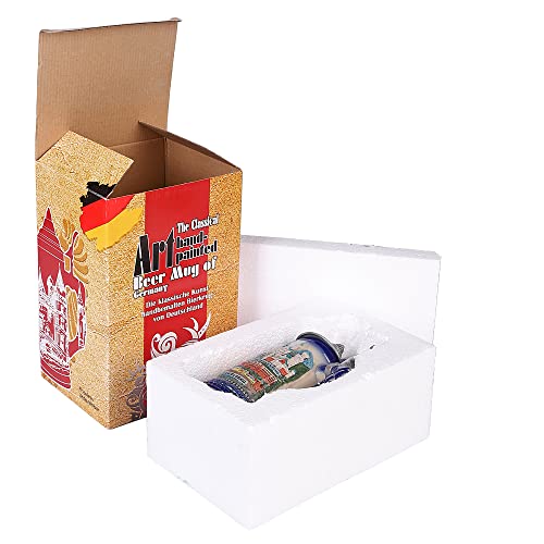 0.6L Beer Stein With Matel Pewter Lid Stanley Steel Germany Oktoberfest Tankard Eagle Bierkrug Drinking Glass Horn Coffee Mug Stine For Men Beer Christmas Ornaments Cup Broeder Horse Portawrap #TOP4