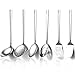 Evanda Juego de utensilios de cocina 6 piezas, acero inoxidable juego de espátulas para herramientas de cocina de alta resistencia, accesorios de cocina esenciales para el hogar
