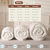 BuLuTu White Down Alternative Comforter for Crib Toddler Bed, Soft Breathable Quilted Blankets, Extra Warm Duvet Insert, Machine Washable, 47x59 Inch, Medium Weight Comforter, 1.9 Pounds