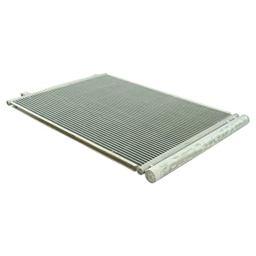 Image of TRQ A /C Condenser and Receiver Drier Assembly Compatible with 07-09 BMW X5 10 X5 xDrive30i 10 X5 xDrive48i 10-18 X5 xDrive35d 11-18 X5 xDrive35i 14-18 X5 sDrive35i 08-19 X6 xDrive35i