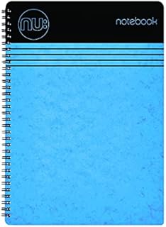 NU Notebooks - Craze Cloud Range - A5 Blue Notebook - Wirebound Notebook - Stationery Notebooks - Ruled Notepad - 110 Pages, NU003357-FSC-BL