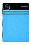NU Notebooks - Craze Cloud Range - A5 Blue Notebook - Wirebound Notebook - Stationery Notebooks - Ruled Notepad - 110 Pages, NU003357-FSC-BL