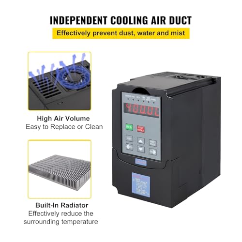 Evite vibraciones con el variador de frecuencia VFD de 3.0 kW para fresadora CNC de 220 V 6