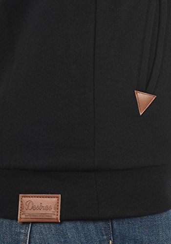 Desires Vicky Pile Zip Hood Giacca Lunga di Felpa