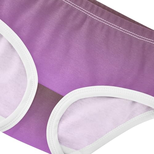 Joisal Florals Girls Underwear Toddlers 2t Cotton Panties for Girl Brown Heliotrope Gradient Ombre Briefs Kids Undies4