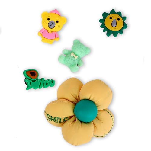 Image of CASSIEY Polyvinyl Chloride Shoe Charms Clog Different Characters Used To Decorate Clogs Shoes For Rounded Holes Charms For Shoes