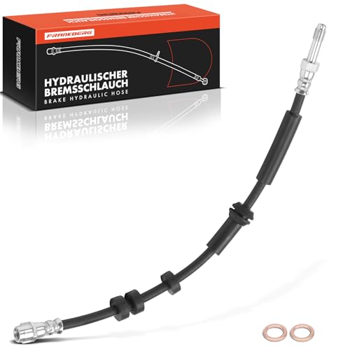 Frankberg Brake Hose Brake Hydraulic Hose Rear Axle Compatible with A4 8K2 B8 1.8L-3.2L 2007-2015 A5 8T3 1.8L-4.2L 2007-2017 Replace# 8K0611775J