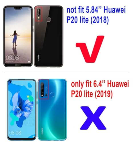 Image of COVERBLACK Soft Rubber Silicon Clear Back Cover Compatible Model for Huawei Nova 3e - Transparent