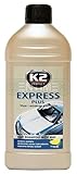 Konzentrat Auto-Shampoo Wasch-Mittel Wasch-Flüssigkeit Spiegelglanz Autoreiniger Autopflege Autoreinigung Handwäsche PKW Karosserien Lackreiniger Insektenentferner Teerentferner alle Lackarten (normale / metallische Lacke) ergiebig hautneutral mit Carnauba-Wachs 0,5l LEMON ZITRONE ZITRUSFRUCHT ZITRUSDUFT