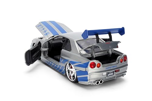 Jada Toys Coche Die-cast 1:24 Nissan Skyline GT-R 2002 miniatura 4