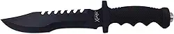 Faca Esportiva Tática Xingú Lâmina Preta Com Bainha rígida XV3150
