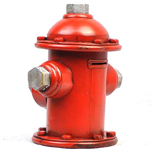 Z&X Metal Money Jar - Metal Vintage Fire Hydrant Replica - Indoor Outdoor Garden Statue Yard Decoration For Yard Art, Movie Props, Gift For Fireman #TOP1