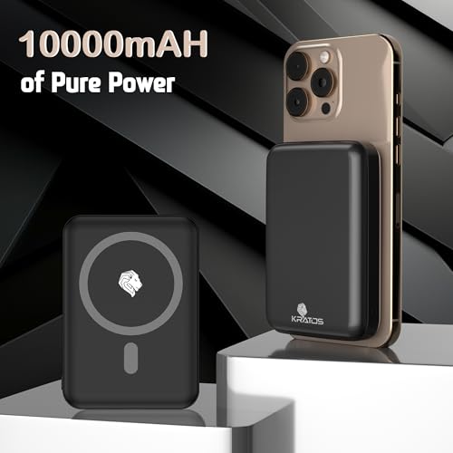 Kratos Store Kratos Magsafe 10000mAh Power Bank Black - Image 4