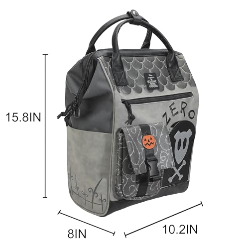 Bioworld Nightmare Before Christmas Zero Dog House 15" Top Handle adult Backpack4