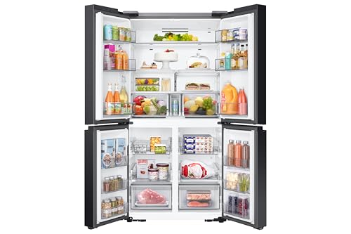 Image of Samsung 650 L, Convertible, Digital Inverter, Frost Free, French Door Refrigerator (RF65DB90BD12TL, White, Clean White)