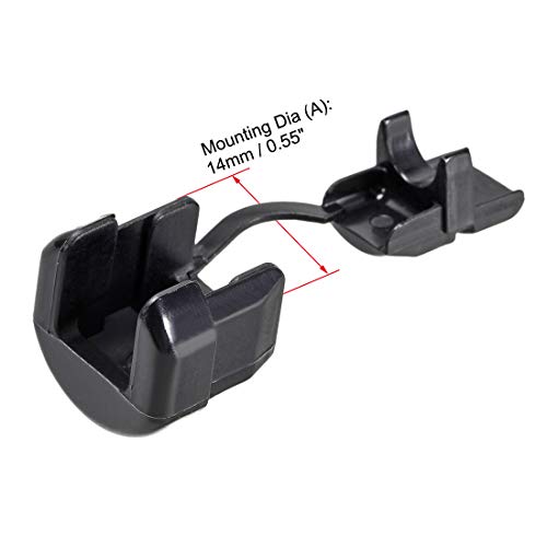 Sourcingmap Round Cable Wire Strain Relief Bush Grommet Black for 8.2mm-9.2mm Wire 30pcs, for 8.2-9.2mm 30pcs-30pcs - Image 2