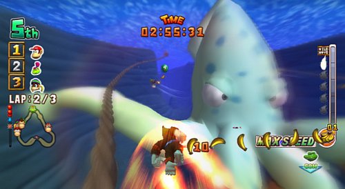Donkey Kong Jet Race Wii - vue 7