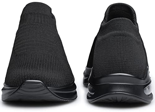 Image of DOUSSPRT Womens Walking Shoes Slip on Sock Sneakers Lady Girls Nurse Mesh Air Cushion Platform Loafers Fashion Casual
