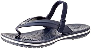 Crocs Unisex Kids Crocband Strap Flip, Navy , 8 UK Child