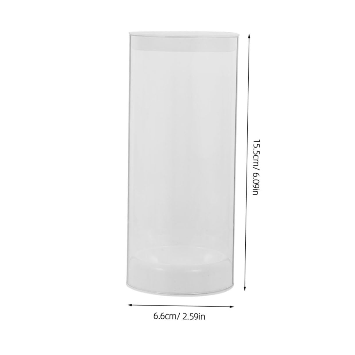 Abaodam 2pcs Lightweight Badminton Storage Tube Transparent Shuttlecock Container for Easy Access and Protection for Sports Centers Outdoor Events and Home Use