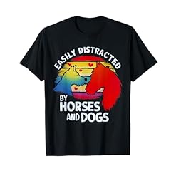 Embrace Your Passion: Buy the Heartfelt Horse & Dog T-Shirt Today! – Cute Horses and Dogs Heart Tee Funny Animal Lovers