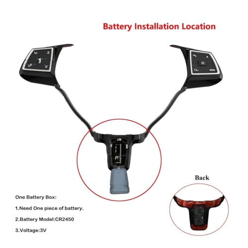 Bouton volant multifonction commande audio téléphone GPS Polo Passat Golf - 3