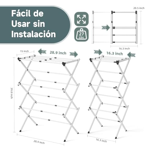 Recopilación de Tendedero Plegable que puedes comprar esta semana. 30 Imagen adicional