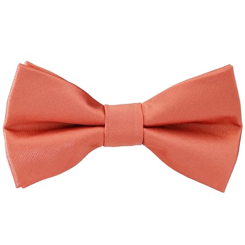 Image of Pre-Tied Adjustable Solid Tuxedo Bow Tie for Boys and Men