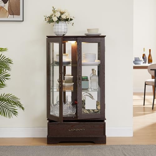 Modern Storage Cabinet, Stylish Cupboard with Adjustable Shelves for Kitchen & Living Room, Versatile Organization Solution, Space-Saving Design