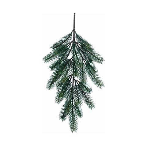 Tannenzweig 50cm // Tanne Spritzguss grün Basteln Dekozweige künstliche Tannenzweige Cover