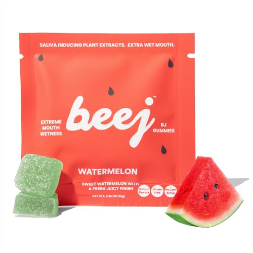 BEEJ Gummies for Couples - Natural Intimacy Gummy Candy - Romantic Gift for Birthday Honeymoon Anniversary Valentines Day - No Artificial Flavors - Made in USA - 3 Pack Watermelon