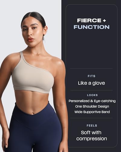 Image of Aoxjox Astoria One Shoulder Sports Bra